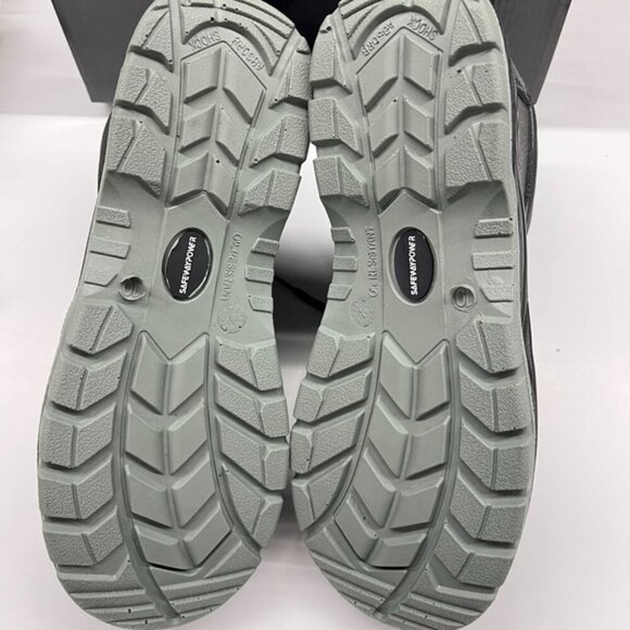 NEW Safewaypower Men's Steel Toe Boots Slip-Resistant in Black Size 10 - Picture 4 of 5